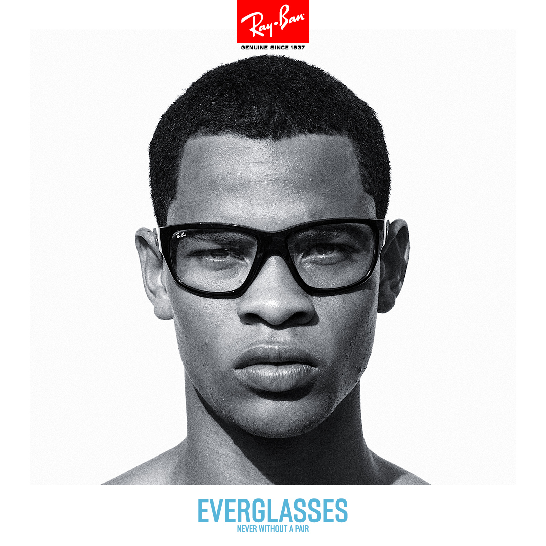Ray-Ban Everglasses: Clear lenses with a blue light filter | Lentiamo