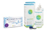 Acuvue Oasys (6 lenses) + 2 x Solunate Multi-Purpose 400 ml with case 26685