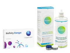 Biofinity Energys CooperVision (6 lenses) + Solunate Multi-Purpose 400 ml with case