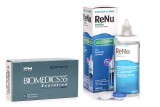 Biomedics 55 Evolution CooperVision (6 lenses) + ReNu MultiPlus 360 ml with case 1590