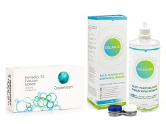 Biomedics 55 Evolution CooperVision (6 lenses) + Solunate Multi-Purpose 400 ml with case